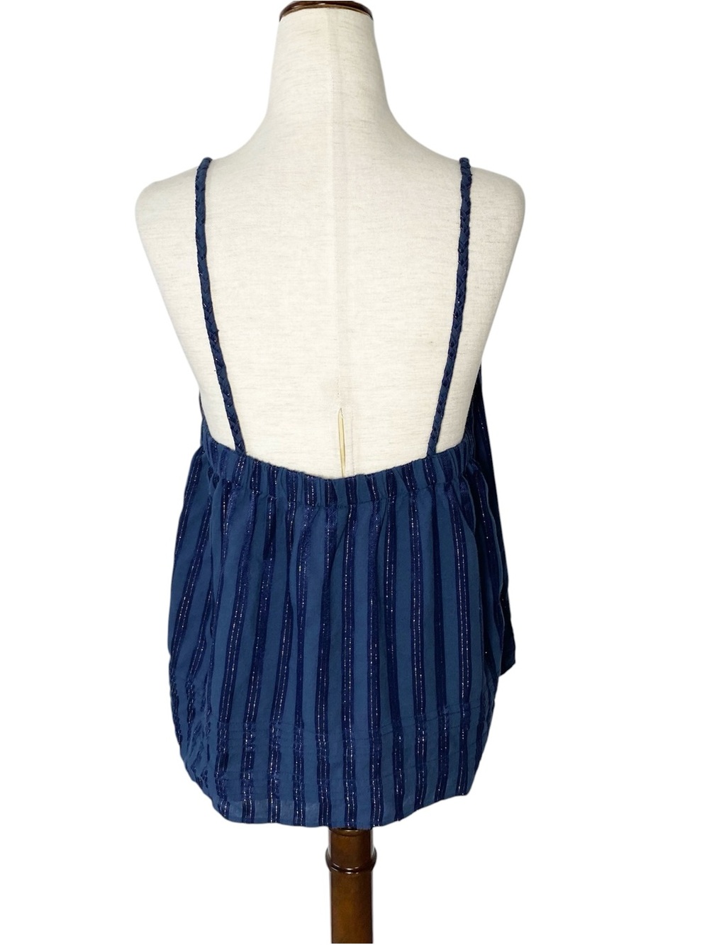NWT RAMY BROOK Striped Sparkly Tank Top - Picture 4 of 7